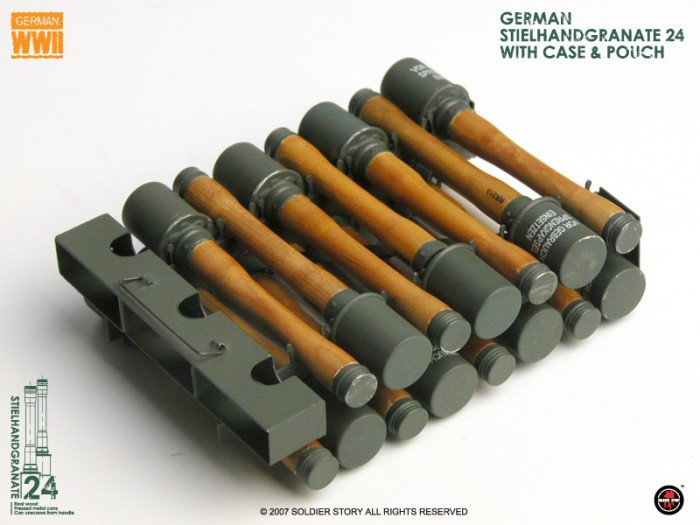 SSt-M24-04 Stielhandgranate 24 mit Packkasten
