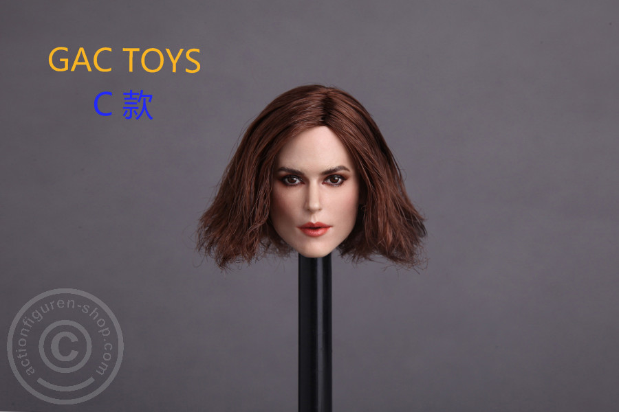 Female Head - brown short Hair