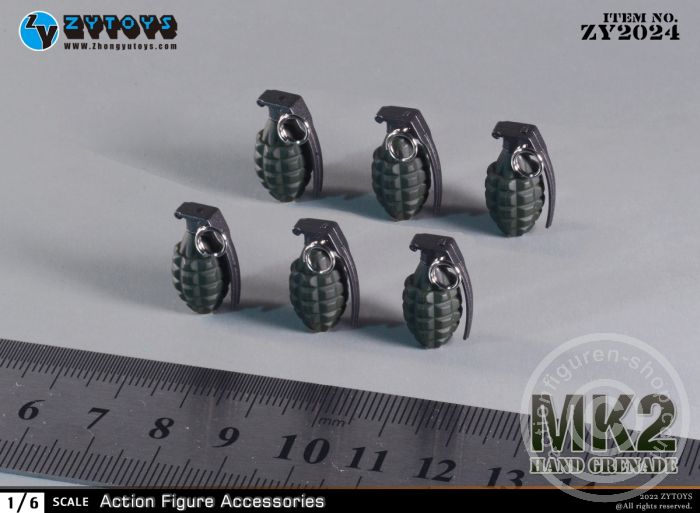 ZY2024-03 6x US Handgranate MK2