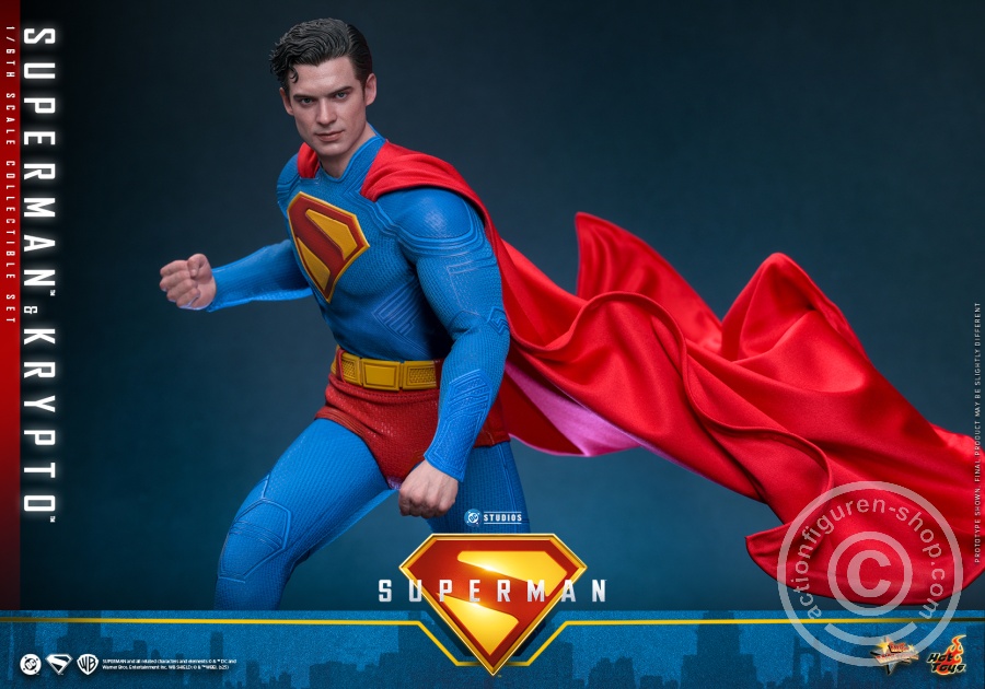 Hot Toys – MMS812 - Superman - 1/6th scale Superman & Krypto Collectible Set Hot Toys – MMS812 - Superman - 1/6th scale Superman & Krypto Collectible Set