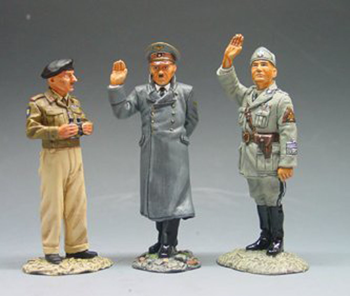 Montgomery & Hitler and Mussolini