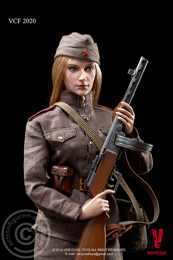 Soviet Red Army Female Soldier