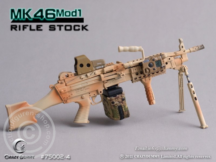 MK46MOD1-rifle stock - camouflage