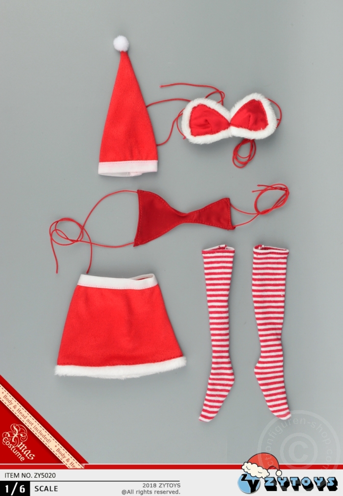 Sexy Female Santa Outfit Set