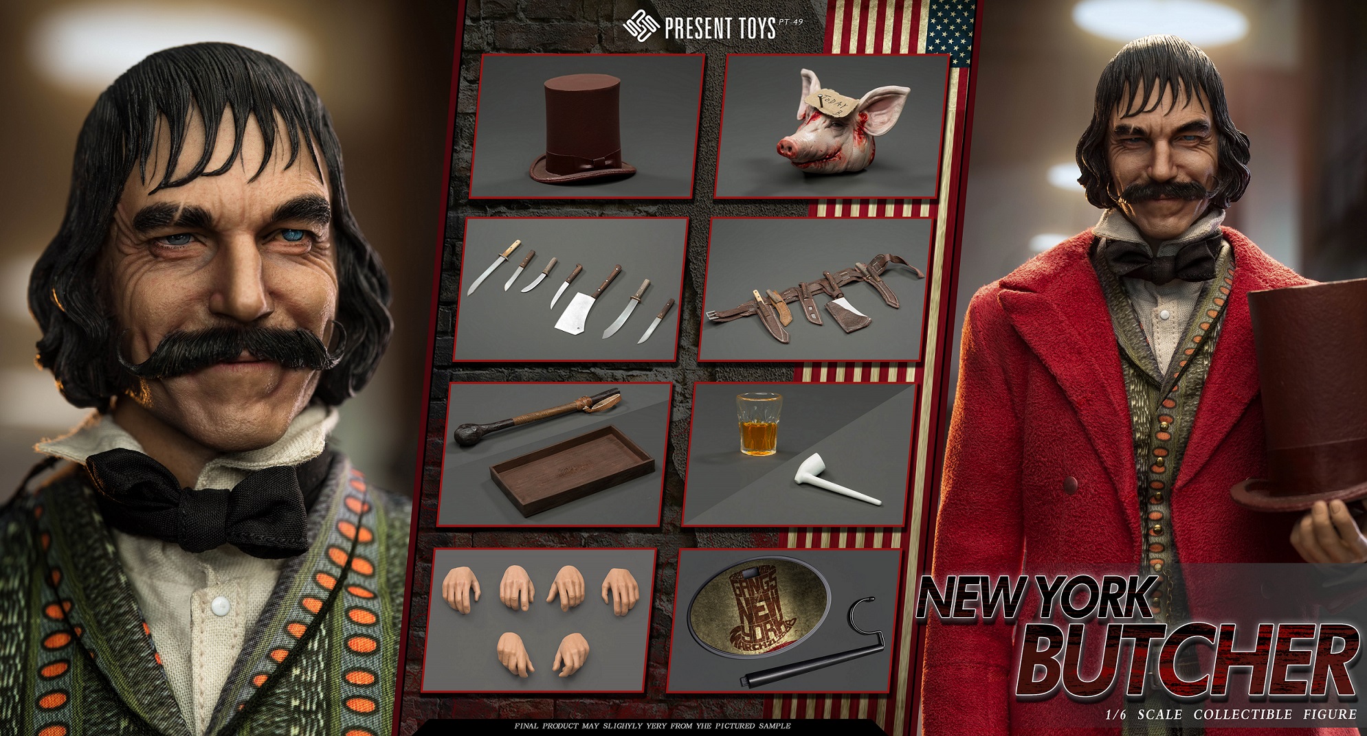 New York Butcher - Red coat Version