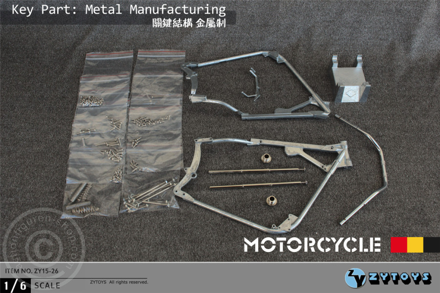 ZY1526-14 Motorcycle - Fatboy in 1:6 scale