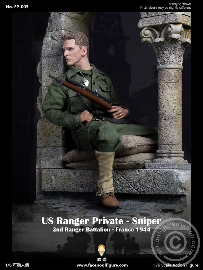 FP003B-17 Sniper Private Jackson US Army Ranger - Special Edition w/ Diorama
