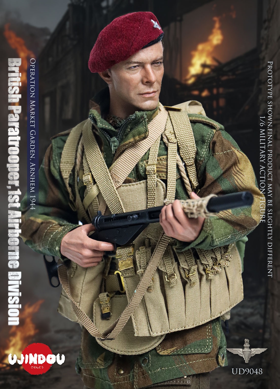 British Paratrooper - 1st Airborne Division - Operation Market Garden - Arnhem 1944 British Paratrooper - 1st Airborne Division - Operation Market Garden - Arnhem 1944