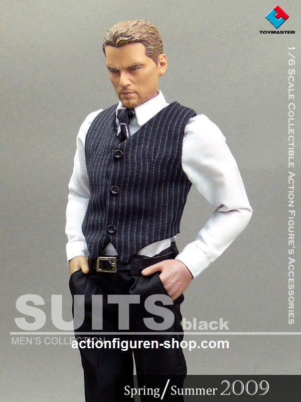 TMMS2-02 Men Suits Set - Black