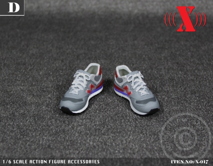 Female Sneaker - red/grey