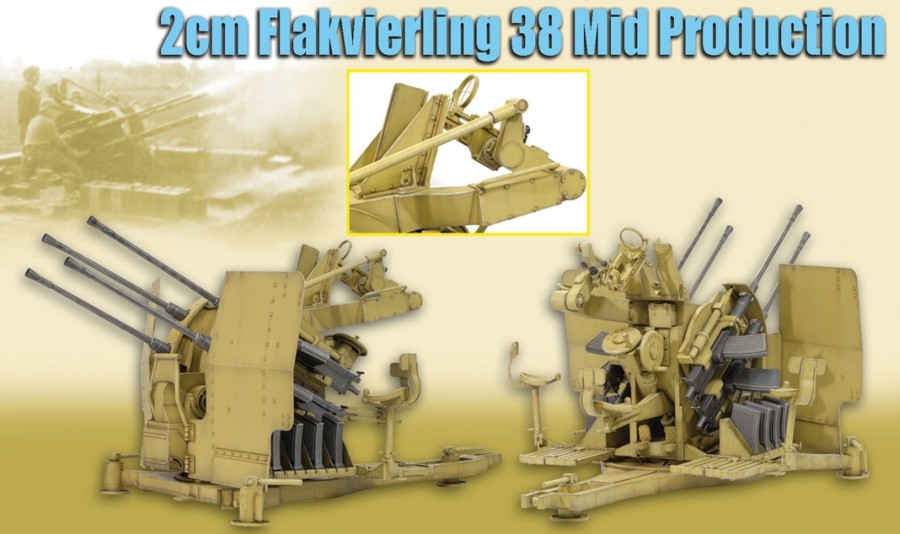 2cm Flak Vierling 38 Mid Production