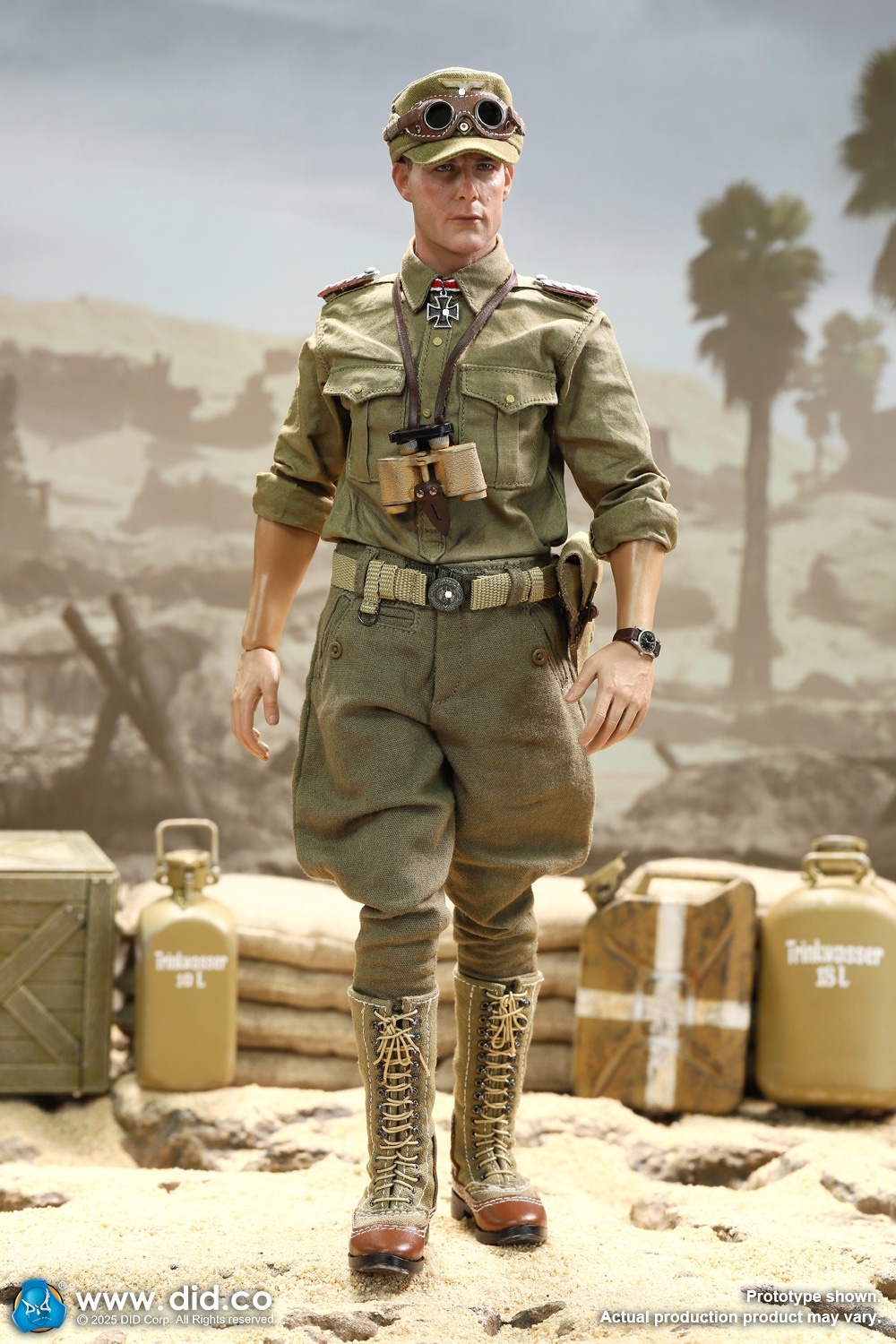Ishaan & Panzer Commander - Stauffenberg - WWII German Africa Corps Supply Duty - in 1/6 scale Ishaan & Panzer Commander - Stauffenberg - WWII German Africa Corps Supply Duty - in 1/6 scale