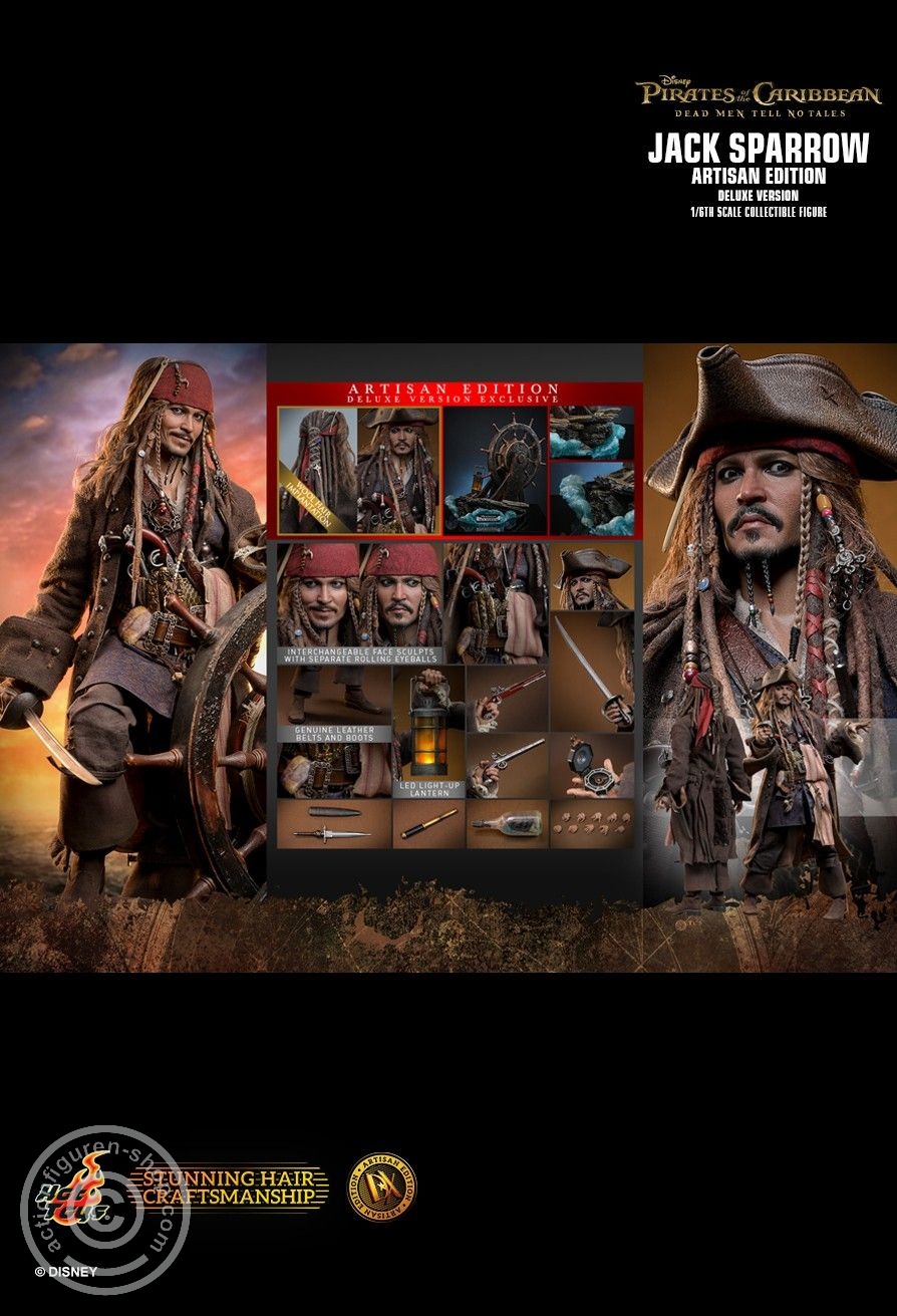 Jack Sparrow - Pirates of the Caribbean - (Deluxe Version) - Artisan Edition Jack Sparrow - Pirates of the Caribbean - (Deluxe Version) - Artisan Edition