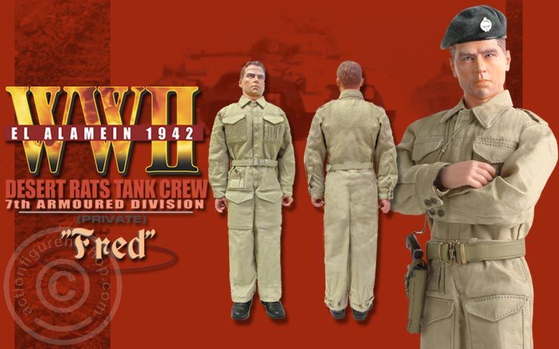 73099-10 Fred - Desert Rats Tank Crew - History CHannel Exclsuive