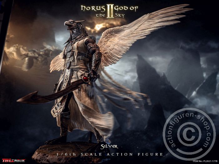 PL2021-177B-03 Horus God of the Sky - Silver Version