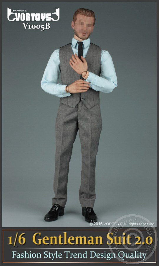 Gentelman Grey Suit Set 2.0