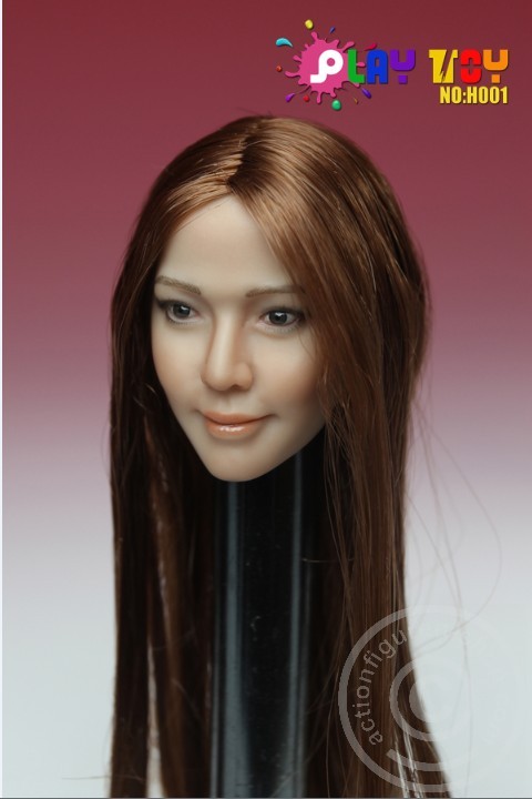 Asian Female Head with Body