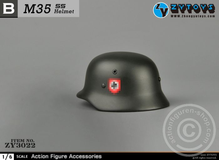 ZY3022B-03 Wehrmacht Metal Helmet Type M35 - B
