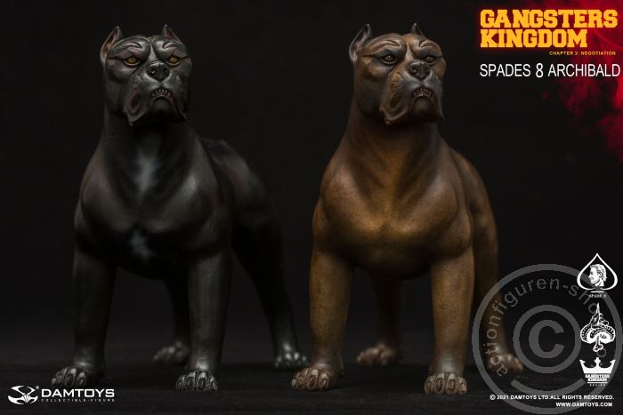 Gangsters Kingdom - SPADE 8 - DOG Casro (black) Gangsters Kingdom - SPADE 8 - DOG Casro (black)