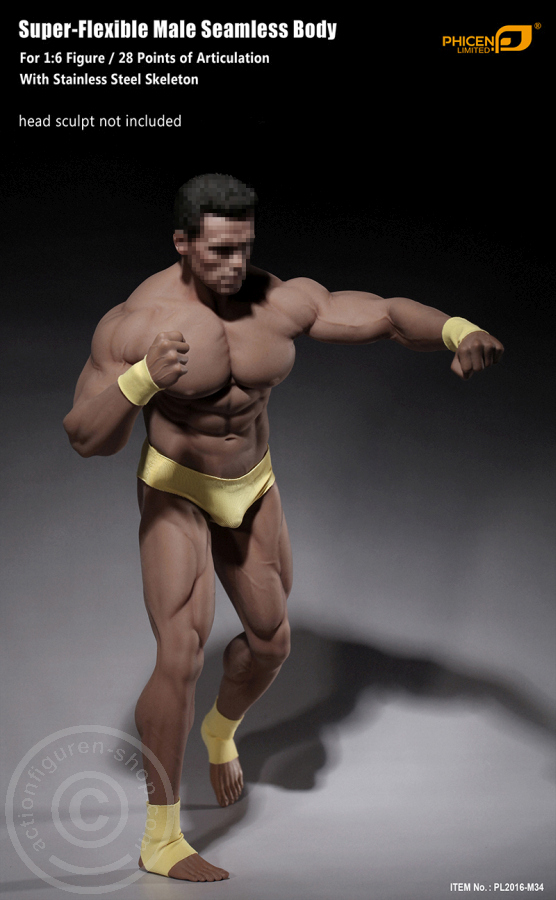 PL2016-M34-07 Super Flexibel Male Seamless Body