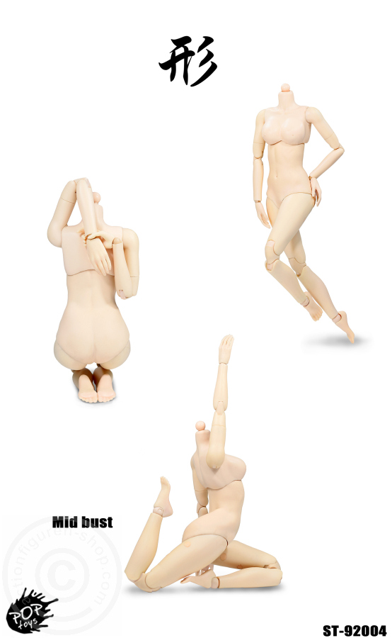 Super Flexible Female Body - Pale - B