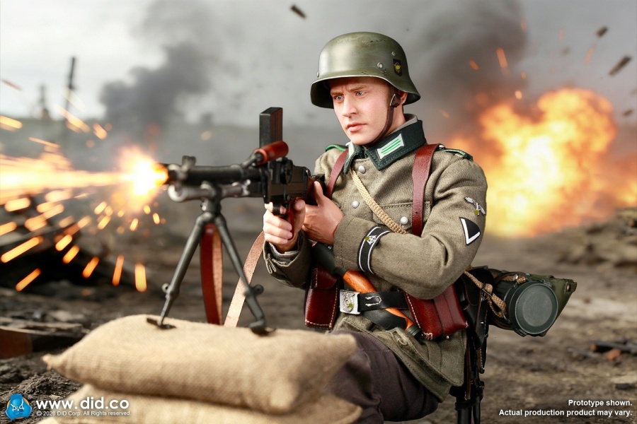 Friedrich - WWII German SS Polizei-Division ZB30 Gunner - in 1/6 scale