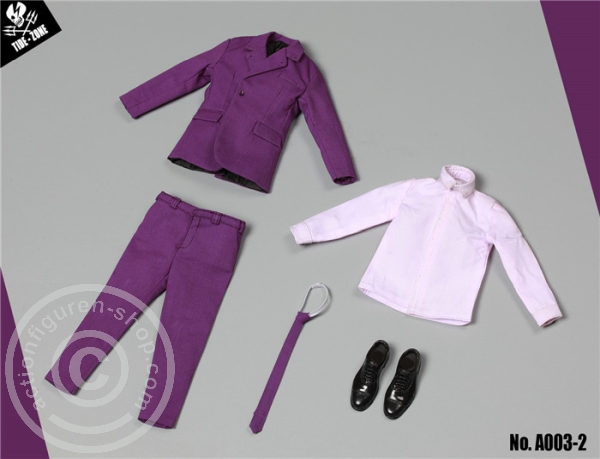 Modern Man Suit Set - lila