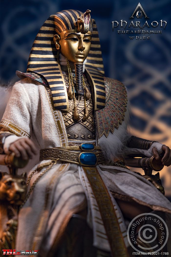 PL2021-178B-07 Pharaoh Tutankhamun - White
