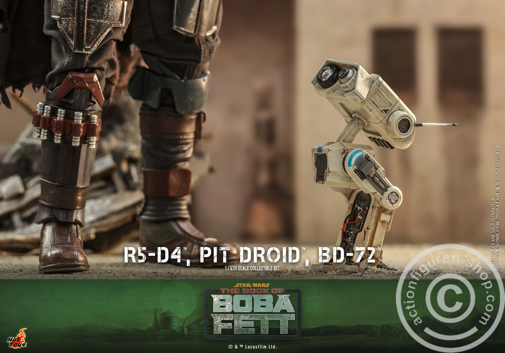Star Wars: The Book of Boba Fett - R5-D4, Pit Droid, BD-72 Set