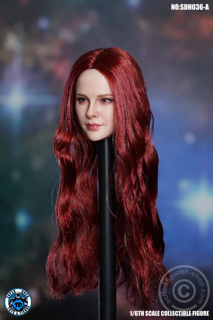 Female Head - Chloe - long red Hair