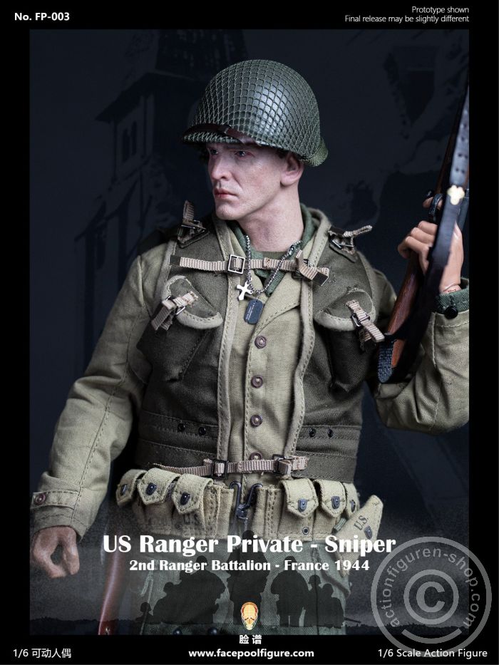 FP003B-08 Sniper Private Jackson US Army Ranger - Special Edition w/ Diorama