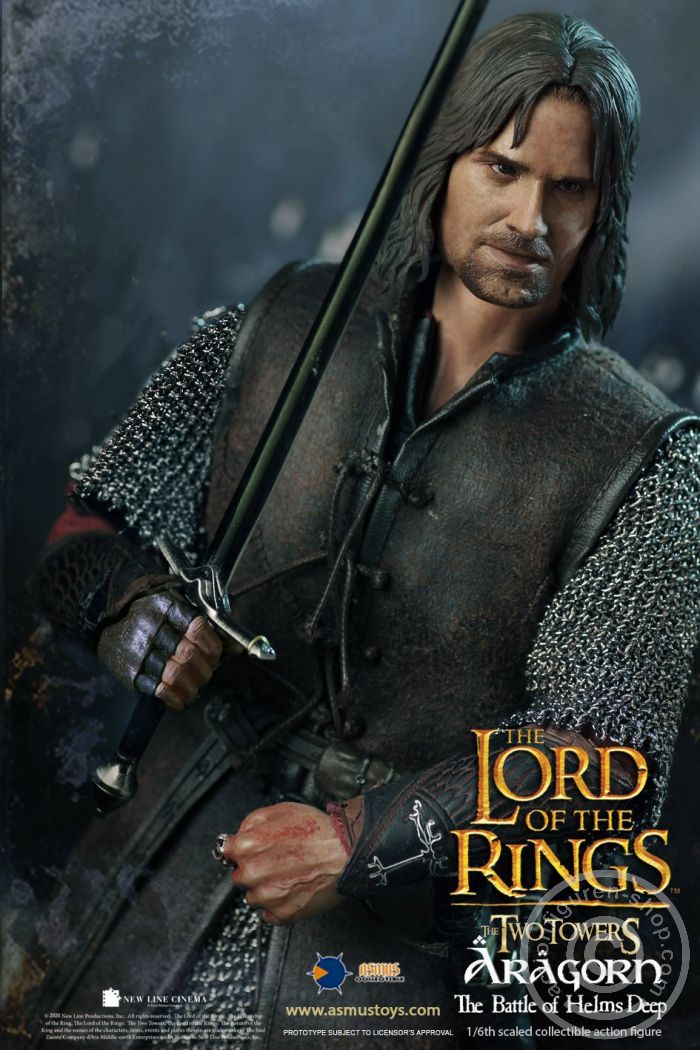 LOTR062-04 Aragorn at Helms Deep - LOTR
