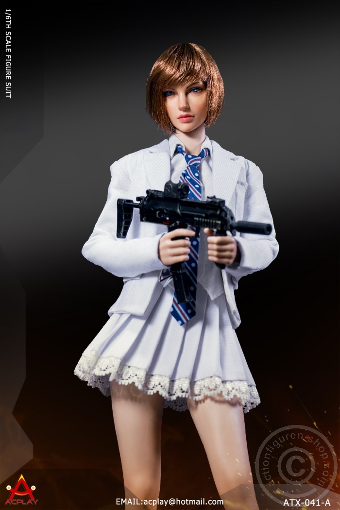 Battle Girl´s Uniform Suit Set - light