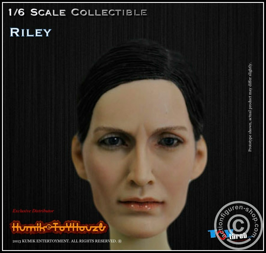 Riley - Kopf - Black - KUMIK