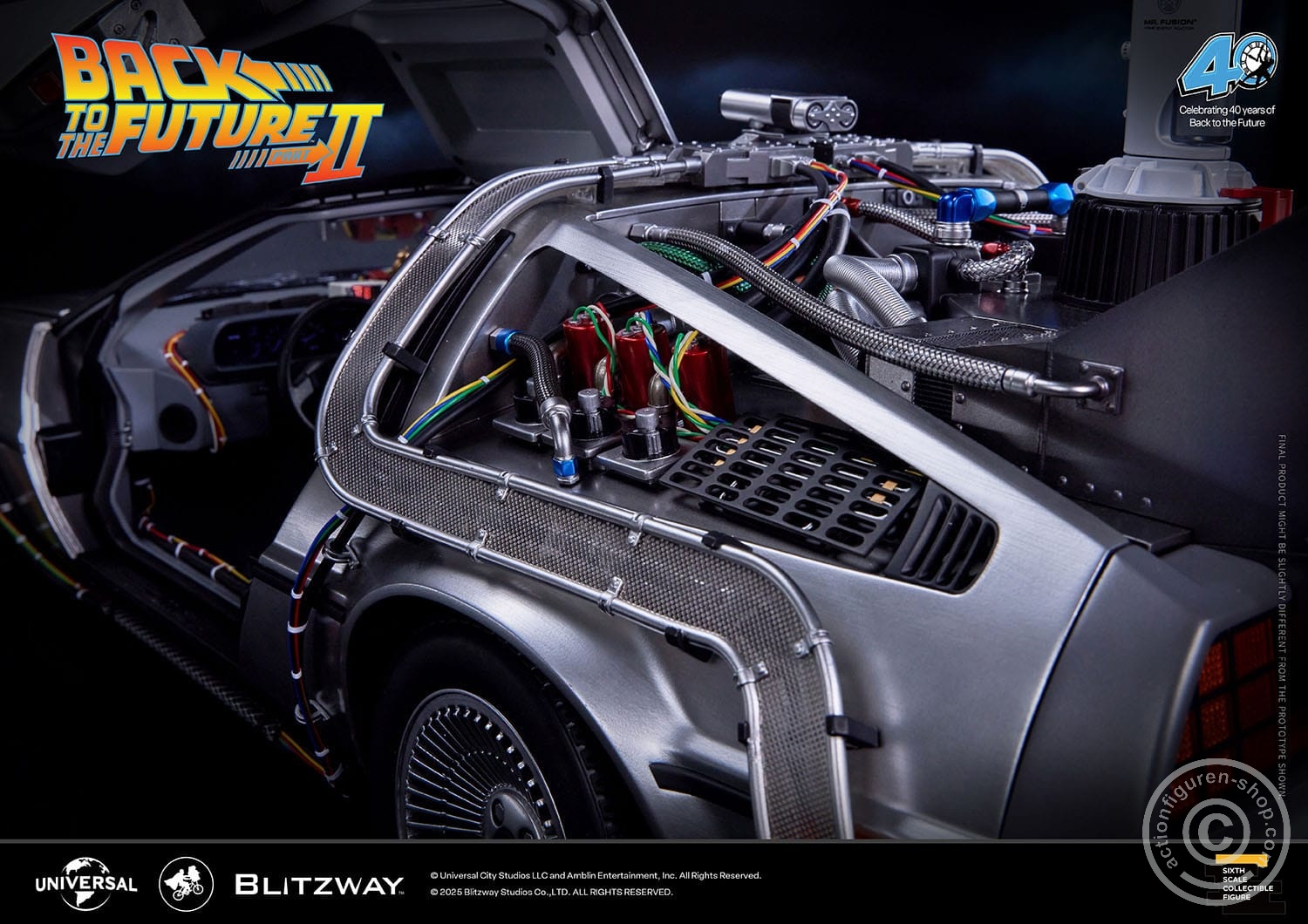DeLorean Time Machine - Ultimate Masterpiece Series - in 1/6 scale DeLorean Time Machine - Ultimate Masterpiece Series - in 1/6 scale