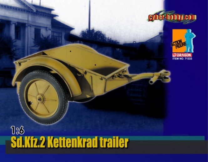 71333pUJBylq09j24H Anhänger für Kettenkrad Sd.Kfz.2 - Camo