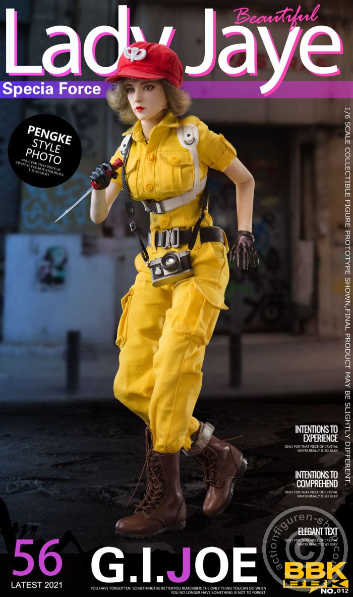 BBK012-11 Lady Jaye - GI-JOE Female Soldier Model