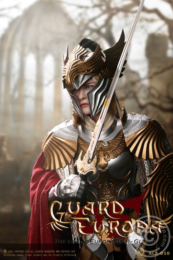 PTALS010-10 Eagle Knight Guard - Silver Armor Version