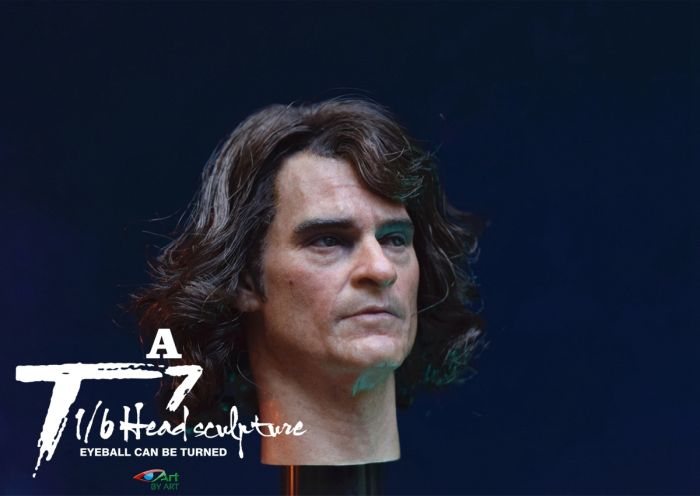BYArt-007A-06 Joker - Joaquin Phoenix - Head w/ movable Eyes