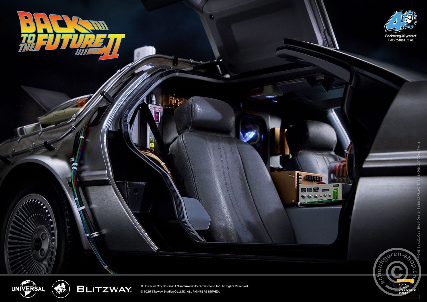 DeLorean Time Machine - Ultimate Masterpiece Series - in 1/6 scale DeLorean Time Machine - Ultimate Masterpiece Series - in 1/6 scale