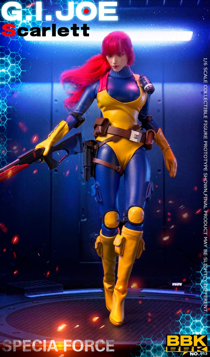 BBK013-04 Scarlett - GI-Joe Red Head Mannequin