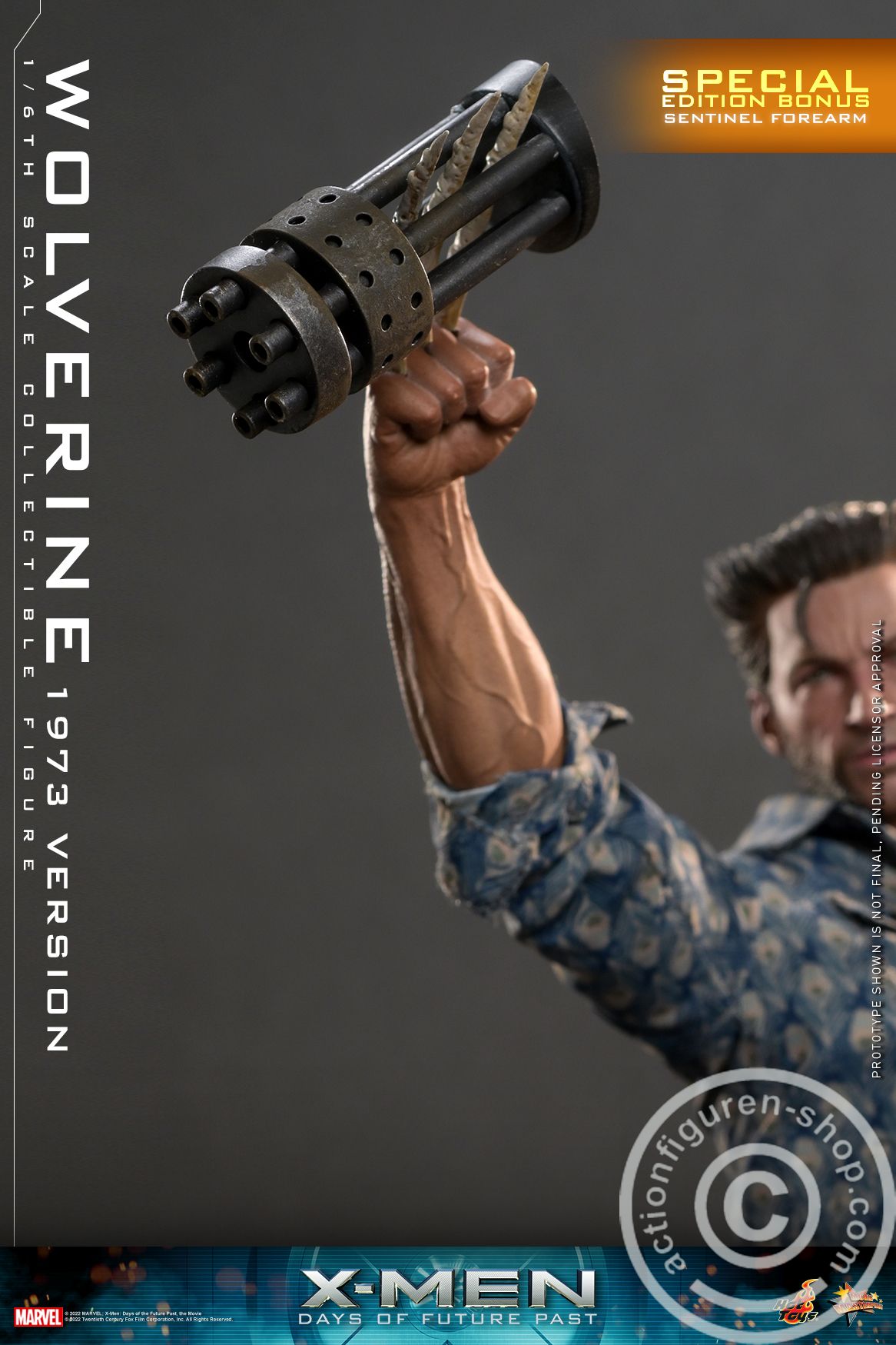 X-Men: Days of Future Past - Wolverine (1973 Version) - damaged Box X-Men: Days of Future Past - Wolverine (1973 Version) - damaged Box