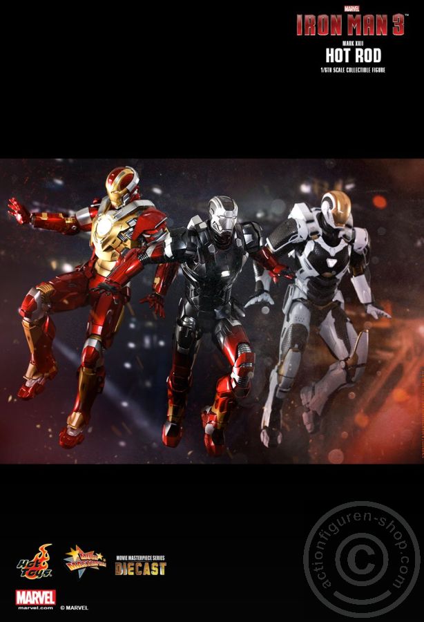 176291-12 Iron Man 3 - Hot Rod (Mark XXII) - Hot Toys Exclusive