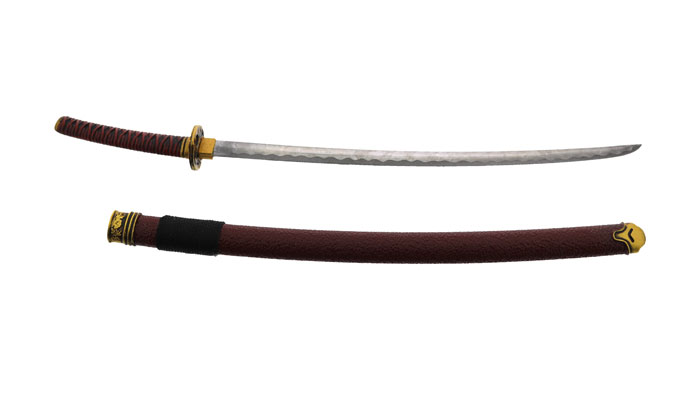 PTk1-01 Katana mit Scheide (Metall-Klinge)