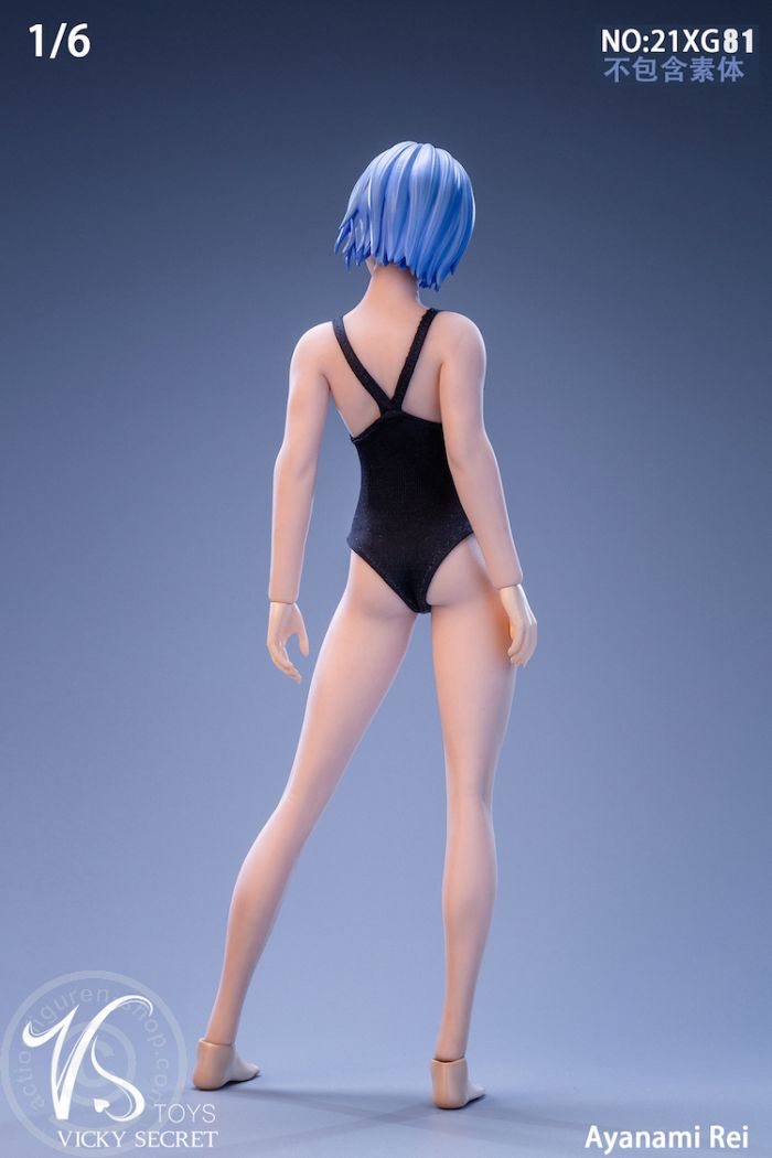 Student Girl - Ayanami Rei - Head & Outfit Set