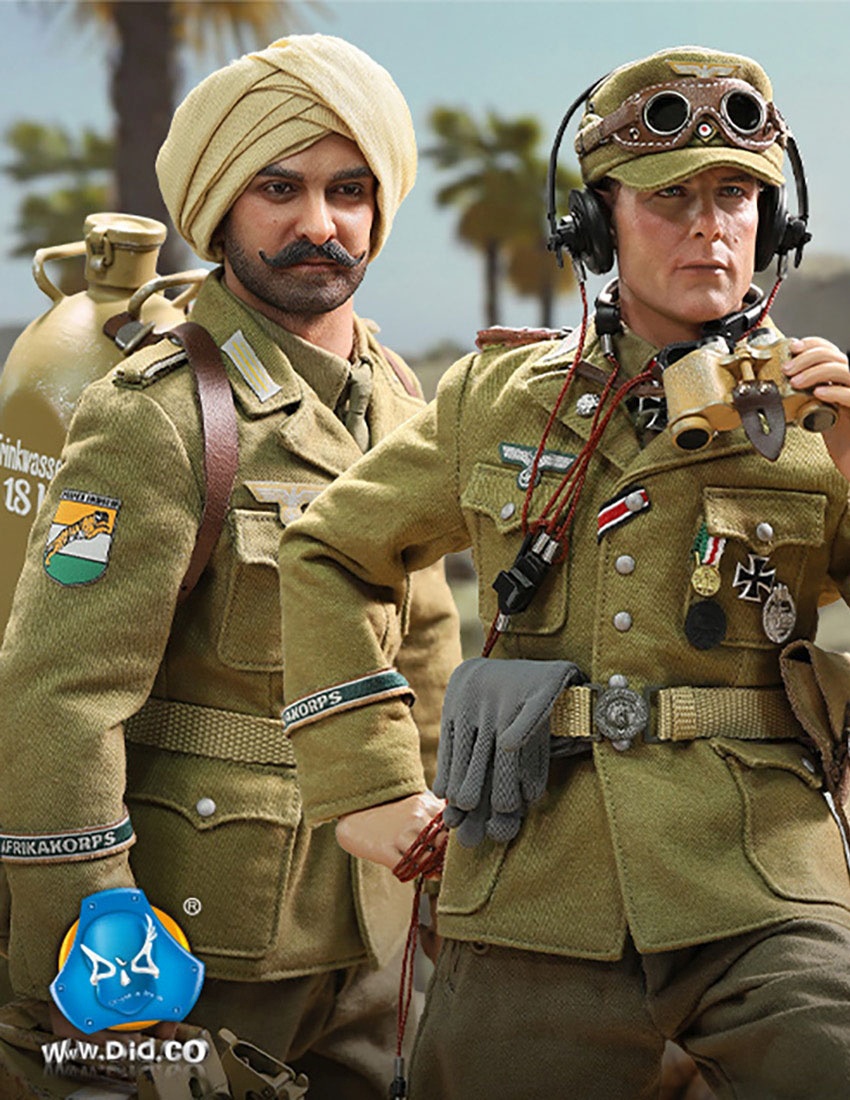 Ishaan & Panzer Commander - Stauffenberg - WWII German Africa Corps Supply Duty - in 1/6 scale