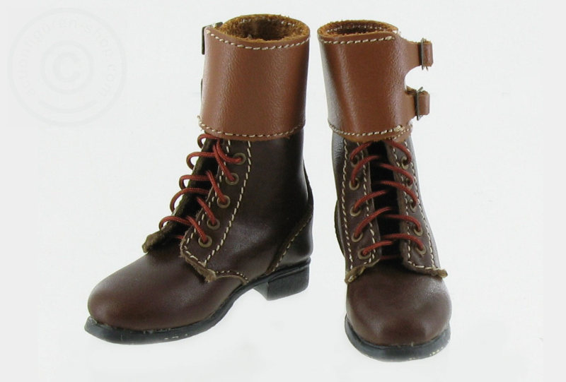 M43 Buckle Top Boots - Real Leather