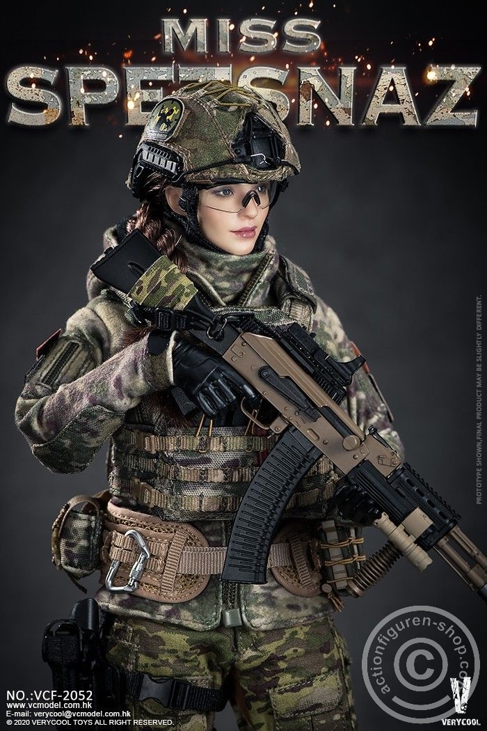 VCF2052-01 Miss Spetsnaz - Russian Special Combat Women Soldier