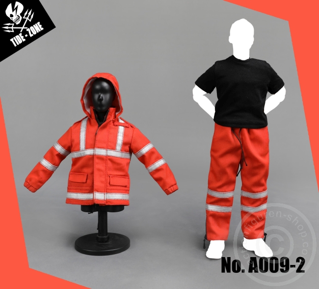 Fluorescence Working Suit - signal-red