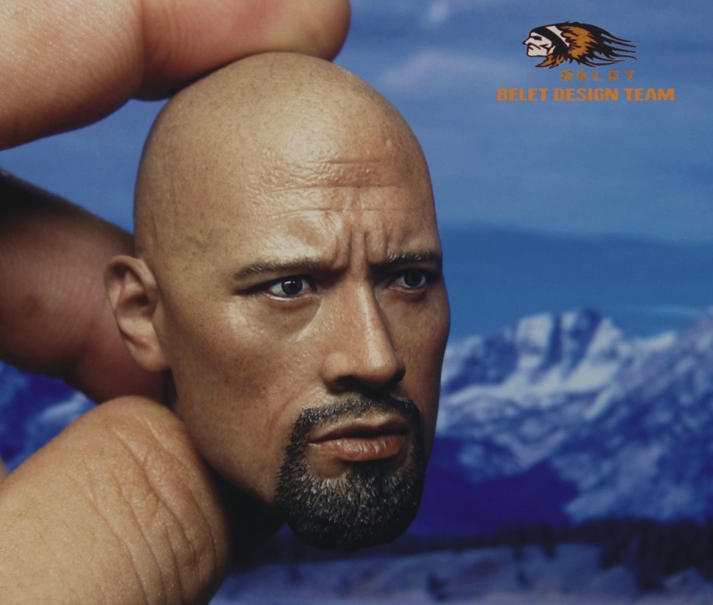 Dwayne Johnson Head